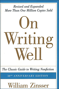 Book cover, "On Writing Well."